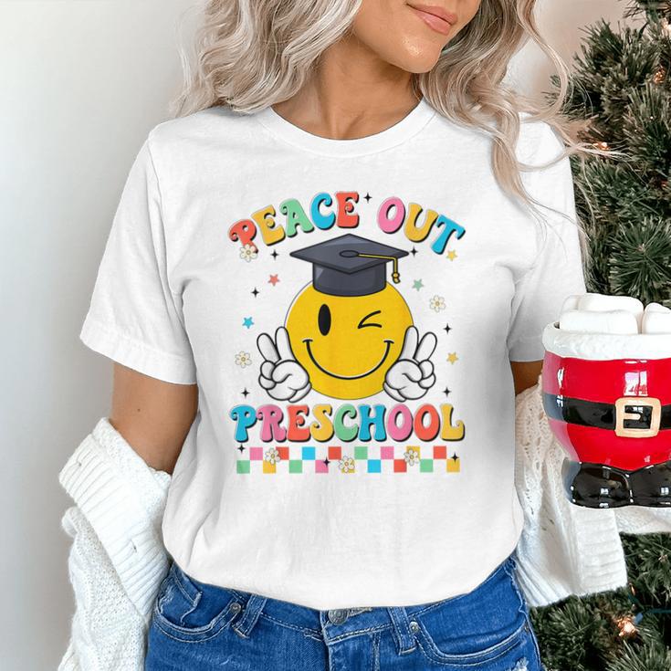 Peace Out Preschool Graduation Last Day Teachers Boys Girls Unisex T-Shirt