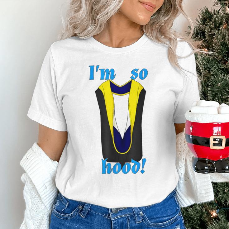 PhD Hood Graduation Shirt Doctorate Degree Doctoral Unisex T-Shirt