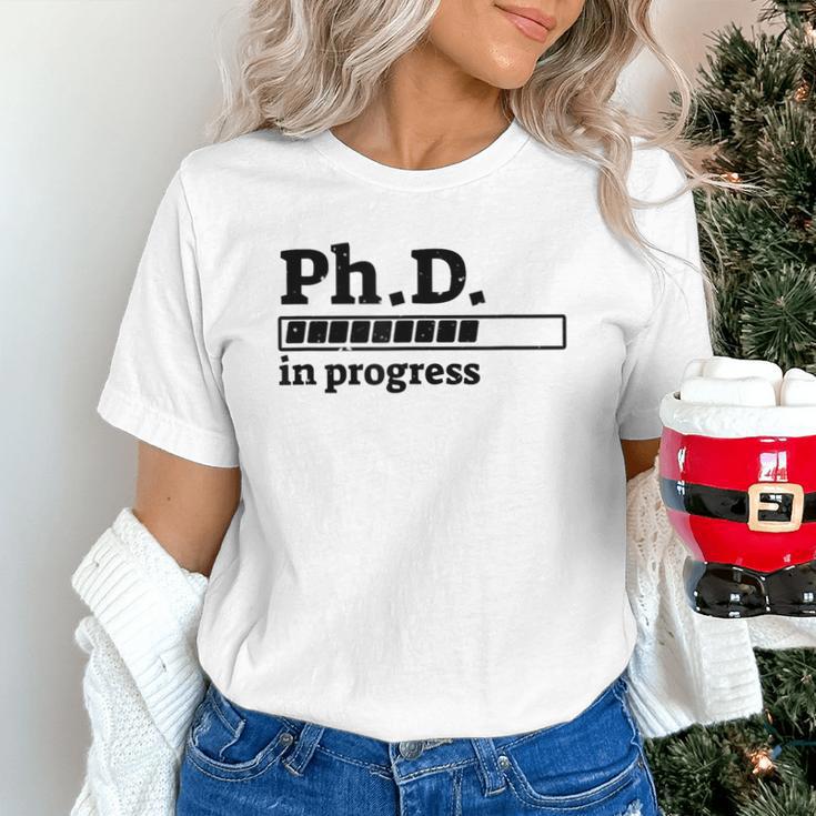 PhD In Progress Graduation Progress Bar Shirt Unisex T-Shirt