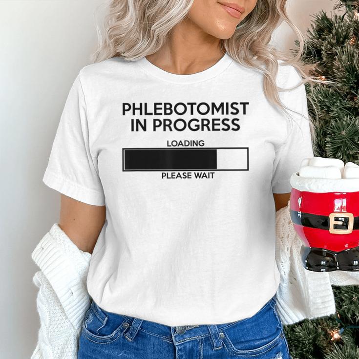 Phlebotomist In Progress Phlebotomy School Graduation Unisex T-Shirt