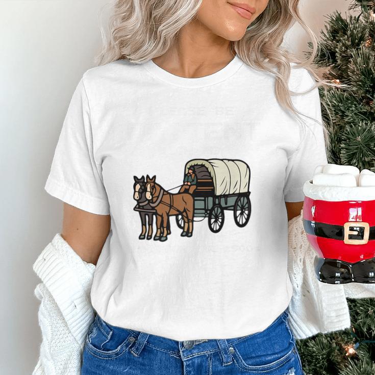 Please Be Patient I'm From The 1900s Amish Wagon & Vintage Premium Unisex T-Shirt Please Be Patient I'm From The 1900s Amish Wagon & Vintage Premium Unisex T-Shirt