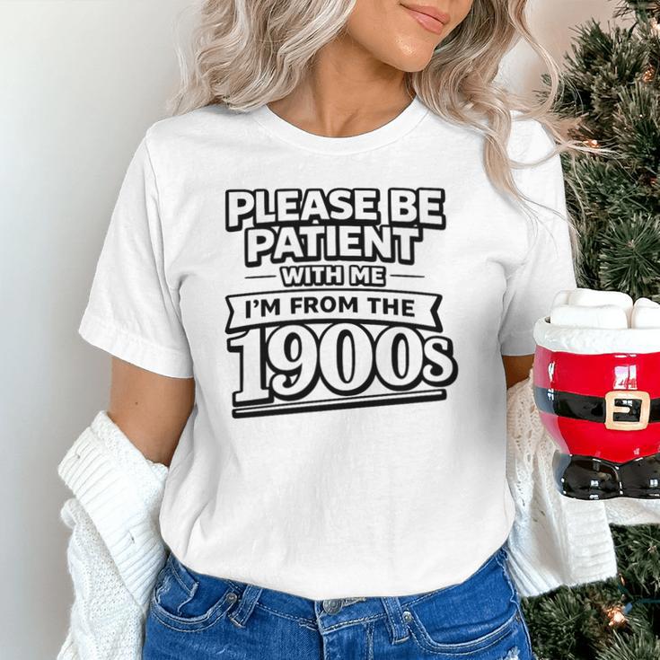 Please Be Patient I'm From The 1900s Boomer Gen-X Premium Tri-Blend Unisex T-Shirt Please Be Patient I'm From The 1900s Boomer Gen-X Premium Tri-Blend Unisex T-Shirt