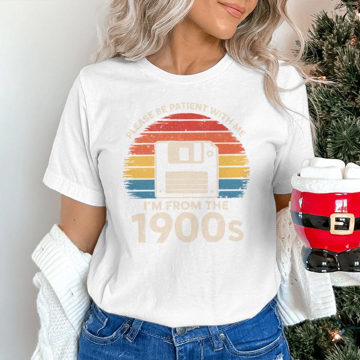 Please Be Patient With Me I'm From The 1900s Floppy Disk Premium Tri-Blend Unisex T-Shirt