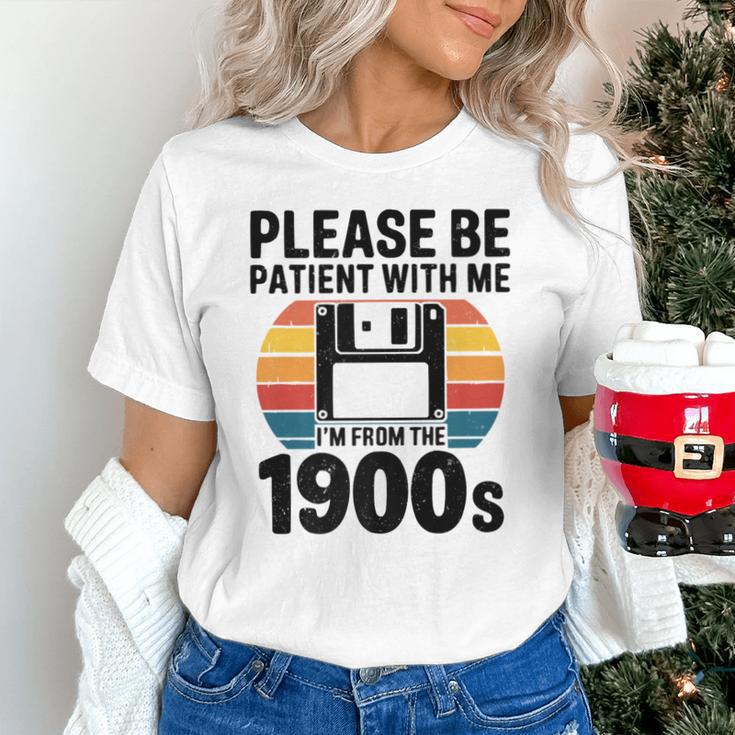 Please Be Patient With Me I'm From The 1900s Floppy Disk Premium Unisex T-Shirt