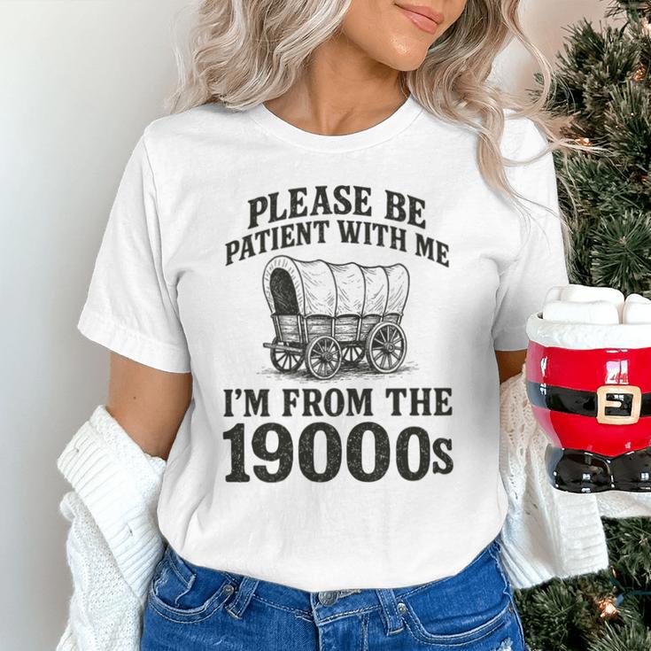 Please Be Patient I'm From The 1900s Premium Tri-Blend Unisex T-Shirt