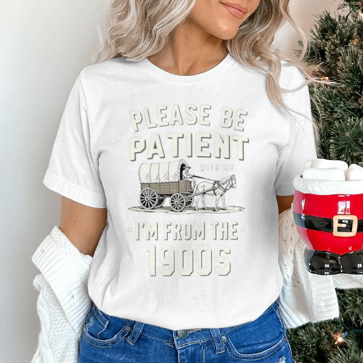 Please Be Patient I'm From The 1900s Retro Premium Tri-Blend Unisex T-Shirt Please Be Patient I'm From The 1900s Retro Premium Tri-Blend Unisex T-Shirt