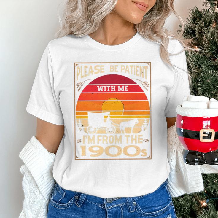 Please Be Patient I'm From The 1900s Sunset Vintage Wagon Premium Unisex T-Shirt Please Be Patient I'm From The 1900s Sunset Vintage Wagon Premium Unisex T-Shirt