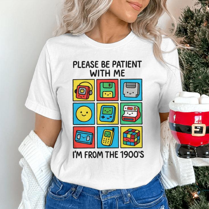 Please Be Patient With Me I'm From The 1900s Vintage 90s Premium Tri-Blend Unisex T-Shirt Please Be Patient With Me I'm From The 1900s Vintage 90s Premium Tri-Blend Unisex T-Shirt
