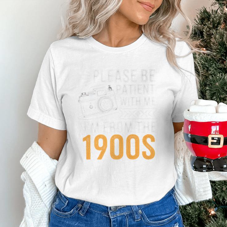 Please Be Patient With Me I'm From The 1900s Vintage Oldie Premium Unisex T-Shirt