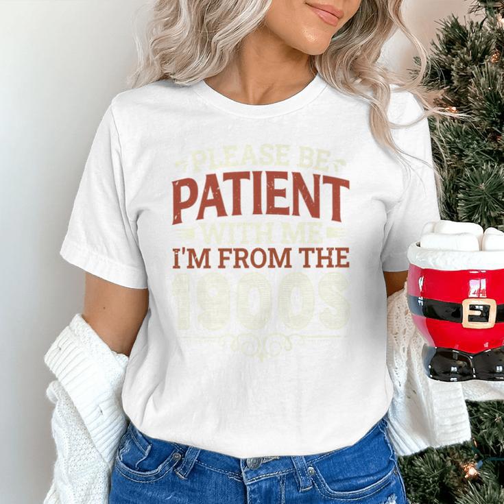 Please Be Patient With Me I'm From The 1900s Vintage Style Premium Unisex T-Shirt