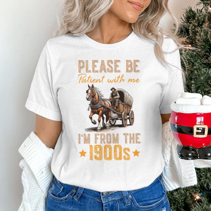 Please Be Patient With Mee I'm From The 1900s Premium Unisex T-Shirt Please Be Patient With Mee I'm From The 1900s Premium Unisex T-Shirt