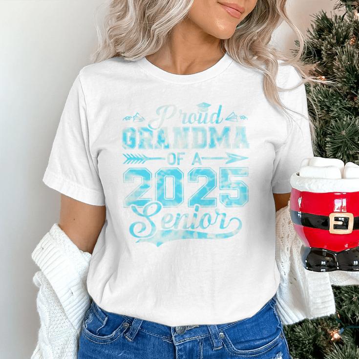 Proud Grandma Of a 2025 Senior Graduate Graduation Premium Unisex T-Shirt