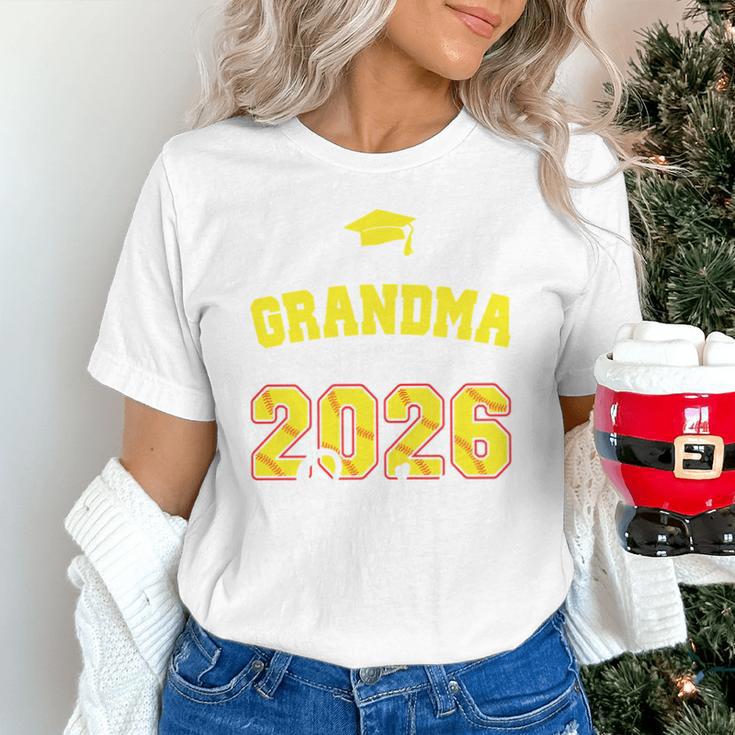 Proud Grandma Of A 2026 Senior Softball Graduation Matching Unisex T-Shirt
