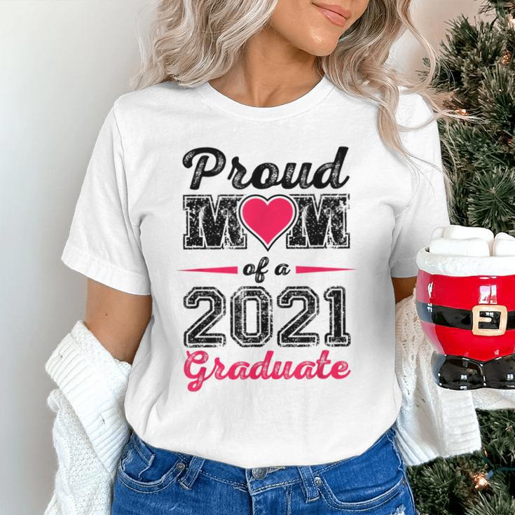 Proud Mom Of A 2021 Graduate Senior Graduation Unisex T-Shirt