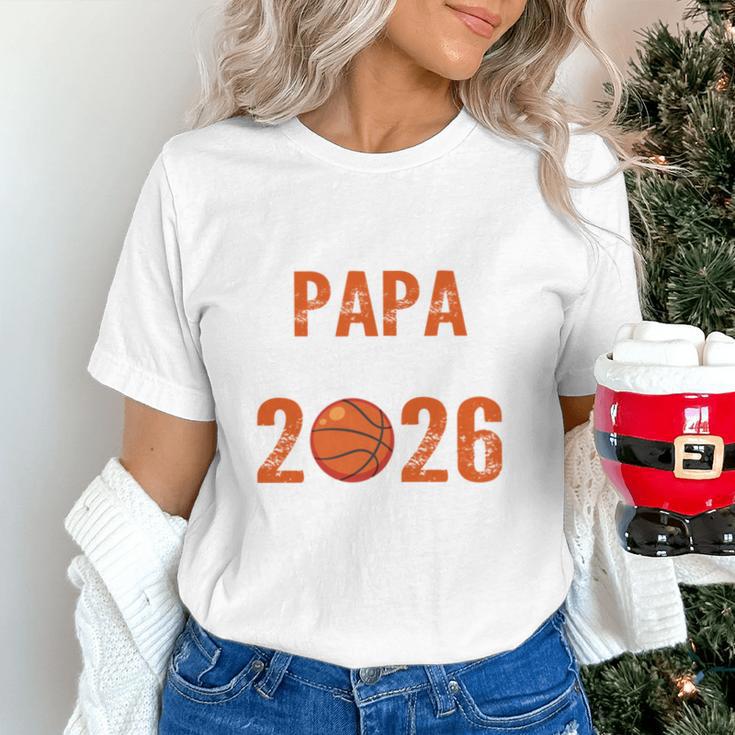 Proud PAPA Of 2026 Senior Basketball Student Graduation Unisex T-Shirt
