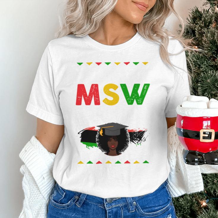 Queen MSW Social Work Grads Masters Graduation Unisex T-Shirt