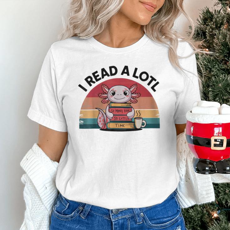 I Read Alotl Axolotl Retro Reading Books Lover Vintage Unisex T-Shirt I Read Alotl Axolotl Retro Reading Books Lover Vintage Unisex T-Shirt