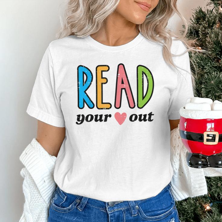 Read Your Heart Read Reading Librarian Book Across America Unisex T-Shirt