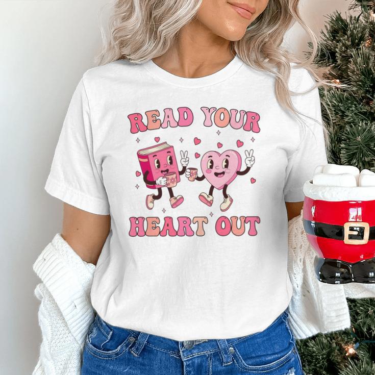 Read Your Heart Out Teacher Valentine Book Unisex T-Shirt