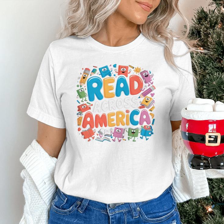 Reads Across Tee America Reading Teacher Books Reader Kids Unisex T-Shirt