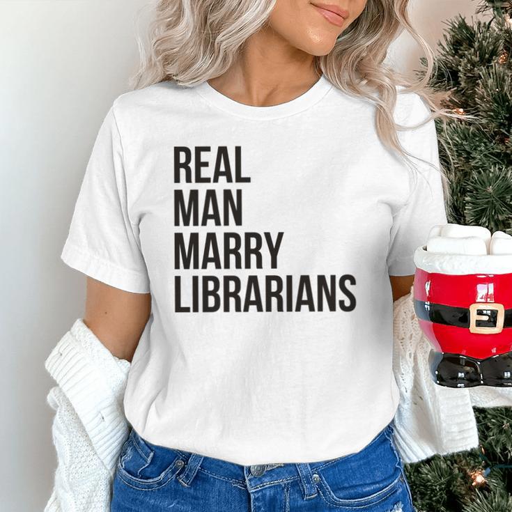 Real Men Marry Librarians – Book Lover Husband Unisex T-Shirt Real Men Marry Librarians – Book Lover Husband Unisex T-Shirt