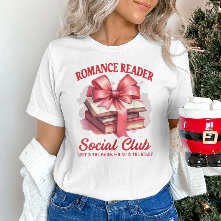 Romance Book Reading Bookish Romance Reader Social Club Unisex T-Shirt Romance Book Reading Bookish Romance Reader Social Club Unisex T-Shirt