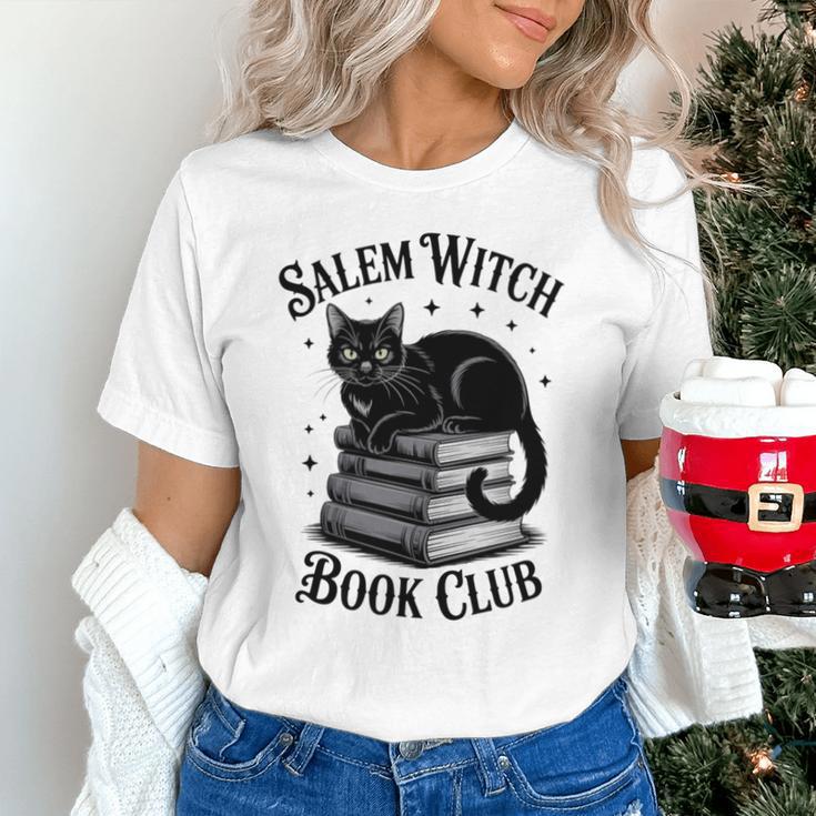 Salem Witch Book Club Bookish Halloween Cat Women Unisex T-Shirt Salem Witch Book Club Bookish Halloween Cat Women Unisex T-Shirt