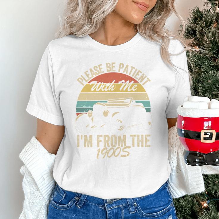 Sarcasm Retro Please Be Patient With Me I'm From The 1900s Premium Unisex T-Shirt Sarcasm Retro Please Be Patient With Me I'm From The 1900s Premium Unisex T-Shirt