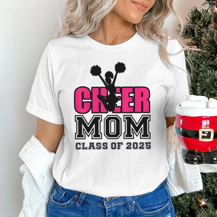 Senior Cheerleader Mom Cheer Class Of 2025 Graduation Women Unisex T-Shirt