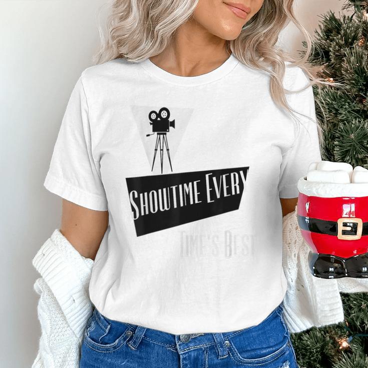 Showtime Every Moment Cinema Nostalgia Film Buff Humor Unisex T-Shirt