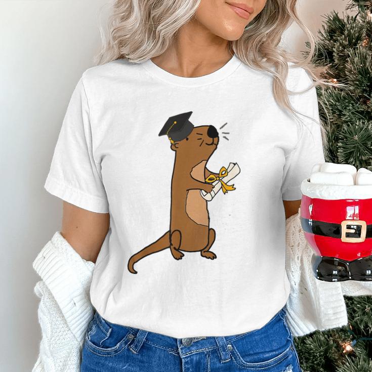 SmileteesGrad Cute Sea Otter Graduation T-Shirt Unisex T-Shirt