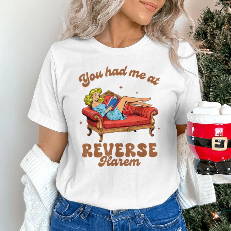 Smut Reader You Had Me At Reverse Harem Spicy Grey Book Unisex T-Shirt