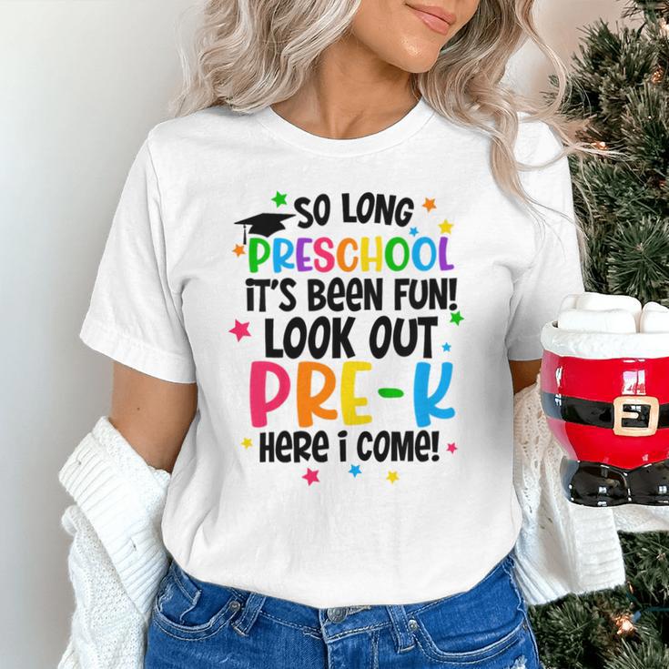 So Long Preschool Pre-K Here I Come Graduation Unisex T-Shirt