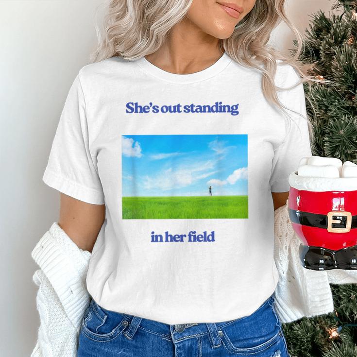Out Standing In Her Field Graduation Tee Unisex T-Shirt