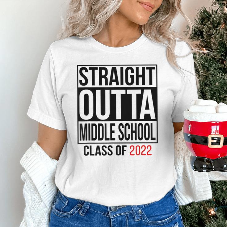 Straight Outta Middle School Graduation Shirt Class Of 2022 Unisex T-Shirt