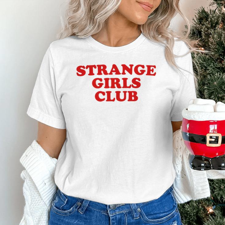 Strange Girls Club Weird Antisocial Introvert Humor Unisex T-Shirt