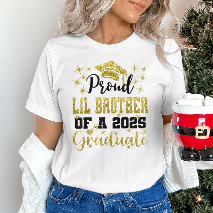 Super Proud Little Brother 2025 Graduate Graduation Family Unisex T-Shirt