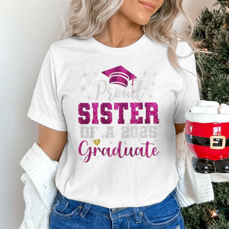 Super Proud Sister Of 2025 Graduate Senior Graduation Family Premium Tri-Blend Unisex T-Shirt