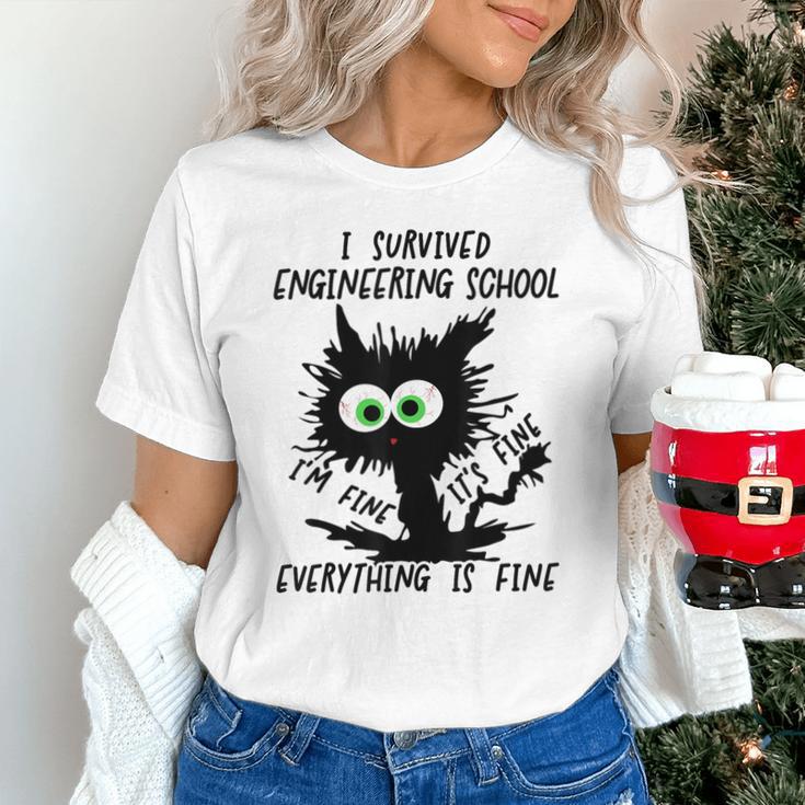 I Survived Engineering School Graduation 2026 Unisex T-Shirt