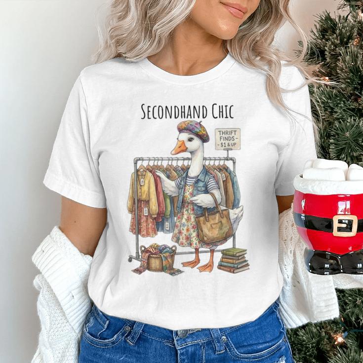 Thrifting Goose Vintage Fashion Book Lover Unisex T-Shirt