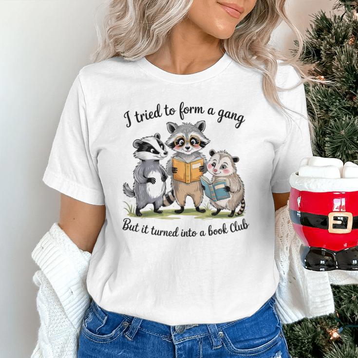 I Tried To Form A Gang But It Turned Into A Book-Club Reader Unisex T-Shirt