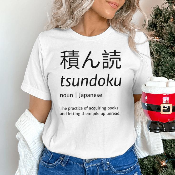 Tsundoku Japanese Language Book Lover Unique Word Unisex T-Shirt