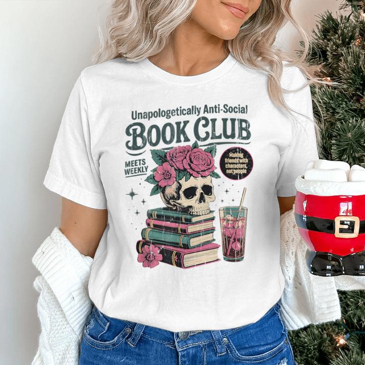 Unapologetically Anti Social Book Club Unisex T-Shirt