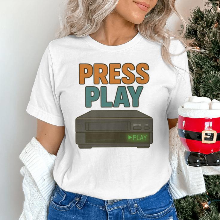 VHS Cassette Retro Analog Nostalgia Theme Premium Unisex T-Shirt VHS Cassette Retro Analog Nostalgia Theme Premium Unisex T-Shirt