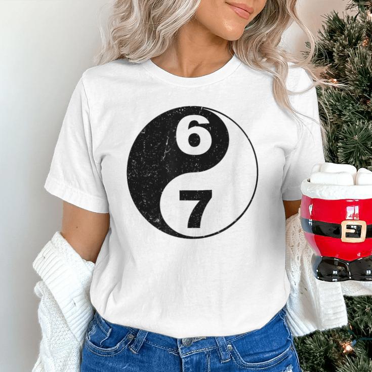 Vintage 6 7 Yin Yang Namaste Six Seven Nostalgia Unisex T-Shirt