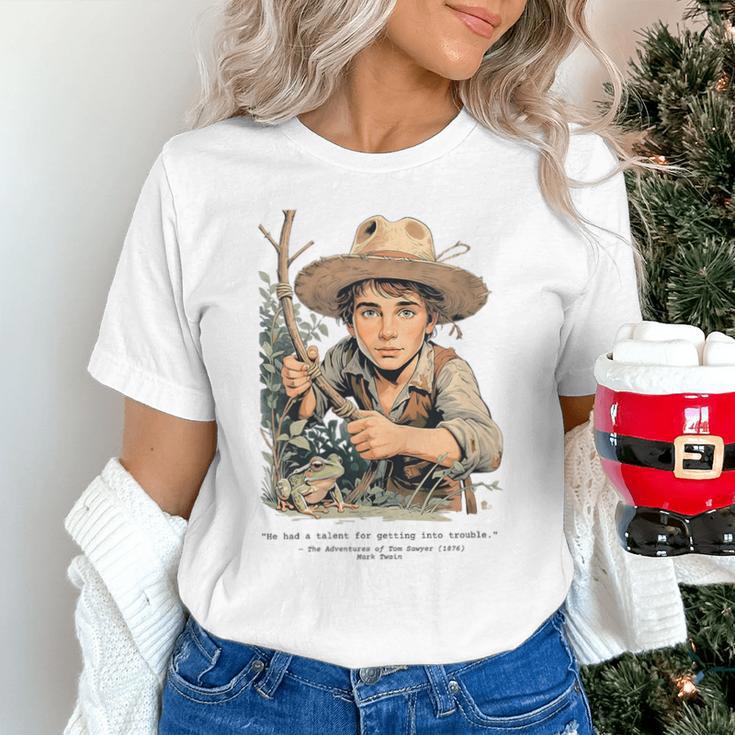 Vintage Children's Books The Adventures Of Tom Sawyer 1876 Unisex T-Shirt