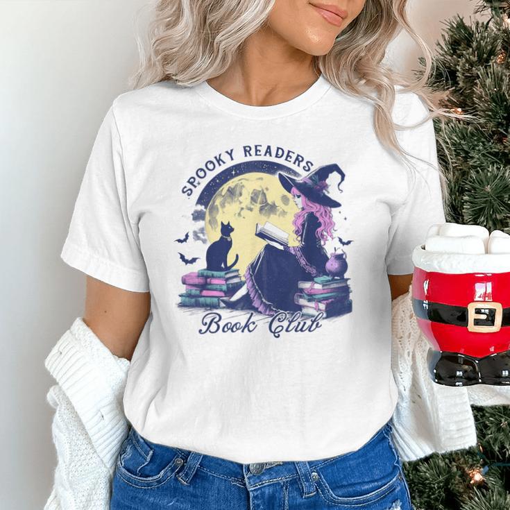 Vintage Sexy Witch Spooky Readers Book Lover Club Halloween Unisex T-Shirt