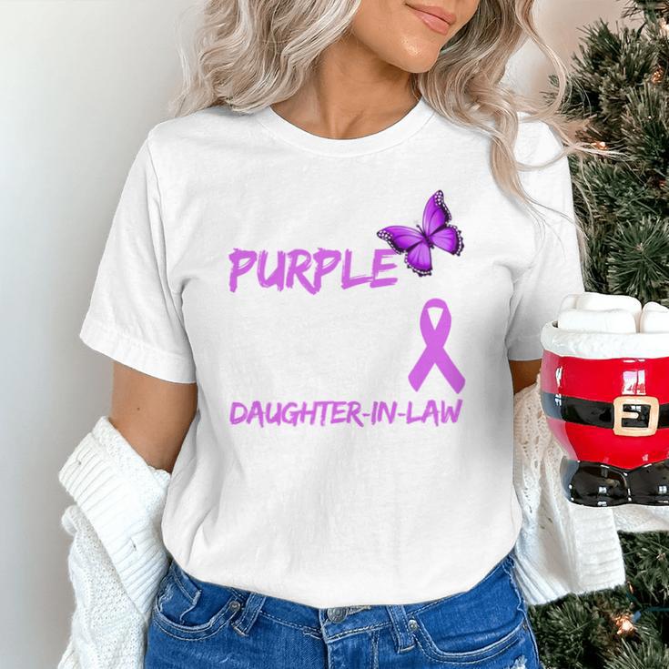 I Wear Purple In Memory Of My Daughter-In-Law Overdose Unisex T-Shirt I Wear Purple In Memory Of My Daughter-In-Law Overdose Unisex T-Shirt