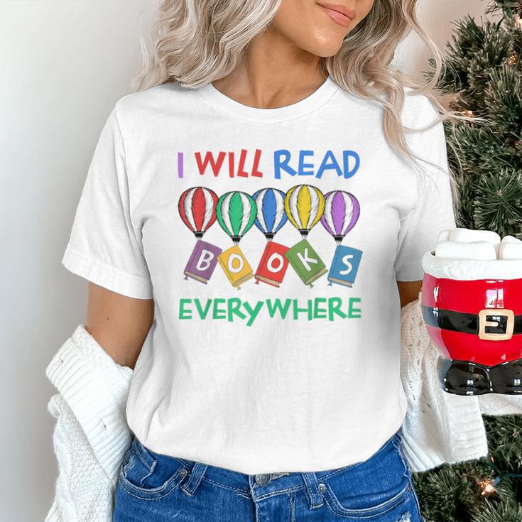I Will Read Books Everywhere Across America Child Readers Unisex T-Shirt I Will Read Books Everywhere Across America Child Readers Unisex T-Shirt