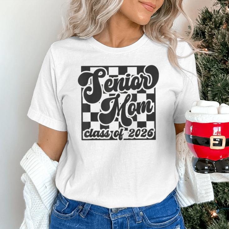 Women Senior Mom Class Of 2026 Retro Graduation Senior Mama Unisex T-Shirt
